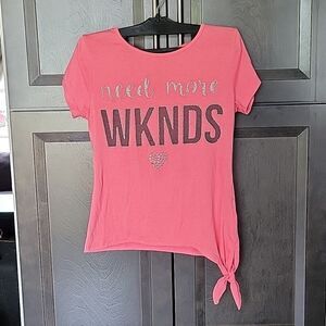 💖3/$15💖 Dreamstar side-tie printed sparkle  tee